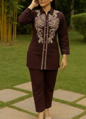 Casual Chic Woolen Co-ord Set