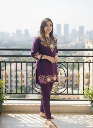 Kashmiri Pashmina Co-ord Set