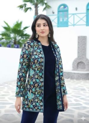 Royal Blue Velvet Jacket Co-ord Set *SOLD*