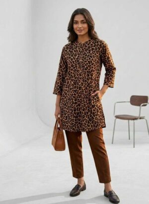 CLASSIC LEOPARD PRINT TUNIC